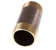 G 2'' Brass Double Pipe Nipple 16 Bar DIN 2982 - 120mm