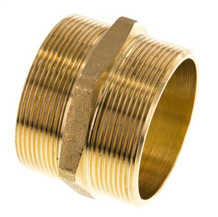 G 2 1/2'' Messing Borstnippel 16 Bar