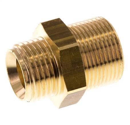 M24x1.5 x G 1/2'' Messing Borstnippel 16 Bar