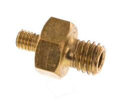M5 x M3 Brass Double Nipple 16 Bar [2 Pieces]