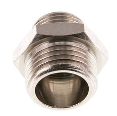 G 1/2'' x G 3/8'' Nickel plated Brass Double Nipple 16 Bar [2 Pieces]