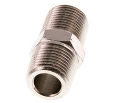 1/2'' NPT x R 1/2'' Vernikkeld Messing Borstnippel 60 Bar