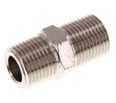 1/2'' NPT x R 1/2'' Vernikkeld Messing Borstnippel 60 Bar