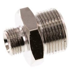G 3/4'' x G 3/8'' Vernikkeld Messing Borstnippel 16 Bar