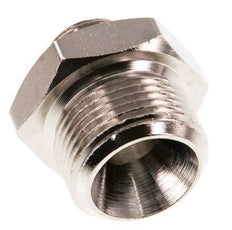 G 3/4'' x G 3/8'' Vernikkeld Messing Borstnippel 16 Bar