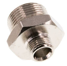 G 3/4'' x G 3/8'' Vernikkeld Messing Borstnippel 16 Bar