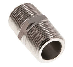 3/4'' NPT x R 3/4'' Vernikkeld Messing Borstnippel 60 Bar