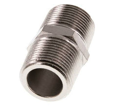 3/4'' NPT x R 3/4'' Vernikkeld Messing Borstnippel 60 Bar