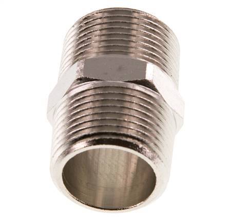 R 3/4'' Vernikkeld Messing Borstnippel 16 Bar