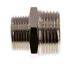 R 1'' x R 3/4'' Vernikkeld Messing Borstnippel 16 Bar