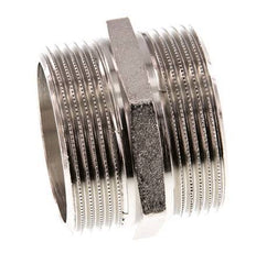 G 1 1/2'' Vernikkeld Messing Borstnippel 16 Bar