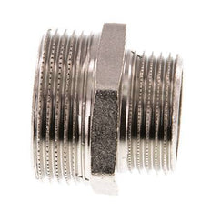 G 1 1/4'' x G 1'' Vernikkeld Messing Borstnippel 16 Bar