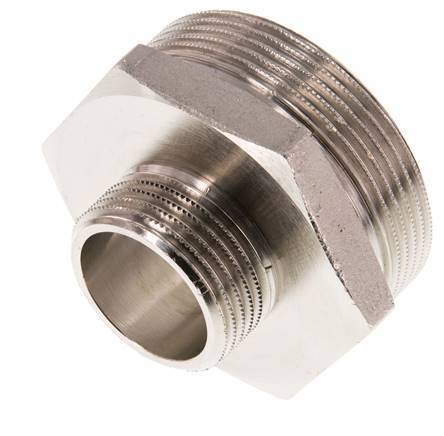 G 2'' x G 1'' Vernikkeld Messing Borstnippel 16 Bar