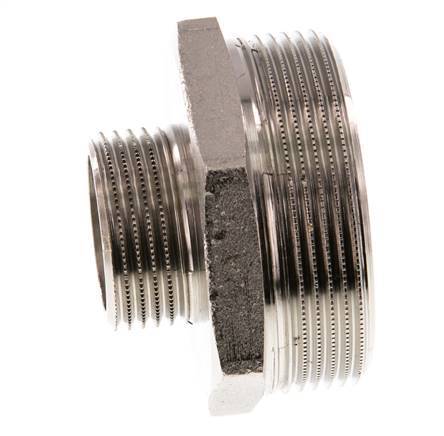 G 2'' x G 1'' Vernikkeld Messing Borstnippel 16 Bar