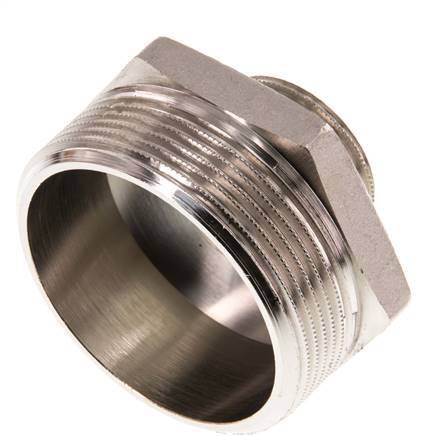 G 2'' x G 1'' Vernikkeld Messing Borstnippel 16 Bar