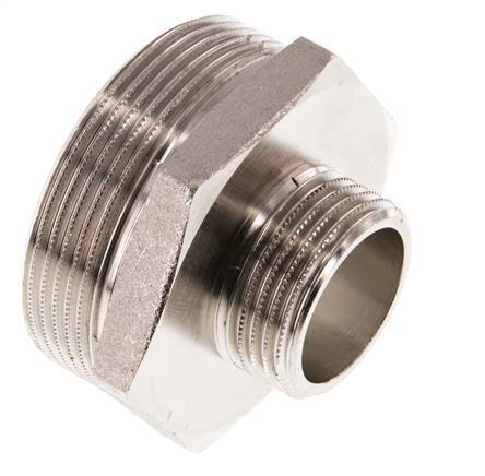 G 2'' x G 1'' Vernikkeld Messing Borstnippel 16 Bar
