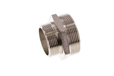 G 2'' x G 1 1/2'' Vernikkeld Messing Borstnippel 16 Bar