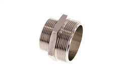 G 2'' x G 1 1/2'' Vernikkeld Messing Borstnippel 16 Bar