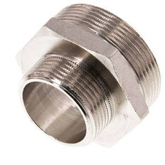 G 2'' x G 1 1/4'' Vernikkeld Messing Borstnippel 16 Bar