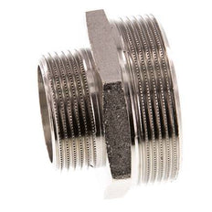 G 2'' x G 1 1/4'' Vernikkeld Messing Borstnippel 16 Bar