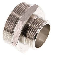 G 2'' x G 1 1/4'' Vernikkeld Messing Borstnippel 16 Bar
