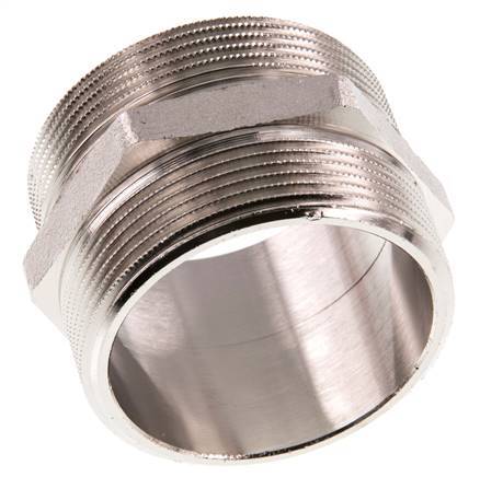 G 2'' Vernikkeld Messing Borstnippel 16 Bar