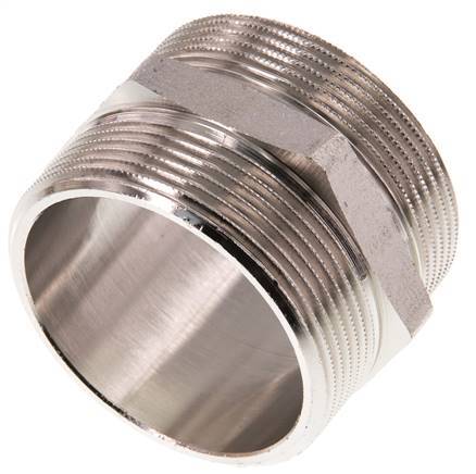 G 2'' Vernikkeld Messing Borstnippel 16 Bar