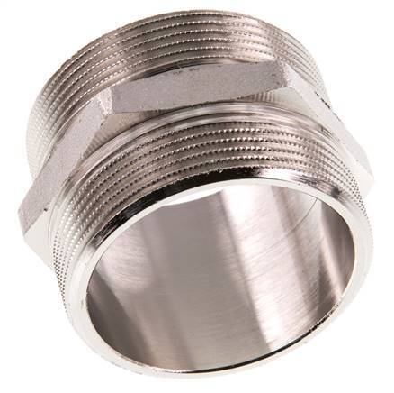 G 2'' Vernikkeld Messing Borstnippel 16 Bar