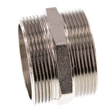 G 2'' Vernikkeld Messing Borstnippel 16 Bar