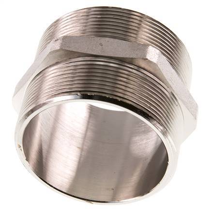 G 2 1/2'' Vernikkeld Messing Borstnippel 16 Bar