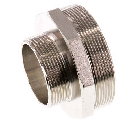 G 3'' x G 2'' Vernikkeld Messing Borstnippel 16 Bar
