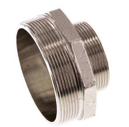 G 3'' x G 2'' Vernikkeld Messing Borstnippel 16 Bar