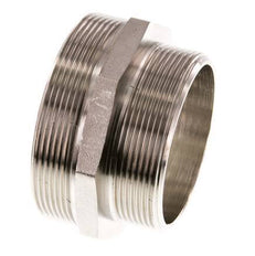 G 3'' x G 2 1/2'' Vernikkeld Messing Borstnippel 16 Bar