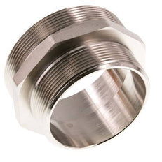 G 3'' x G 2 1/2'' Vernikkeld Messing Borstnippel 16 Bar