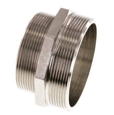 G 3'' x G 2 1/2'' Vernikkeld Messing Borstnippel 16 Bar