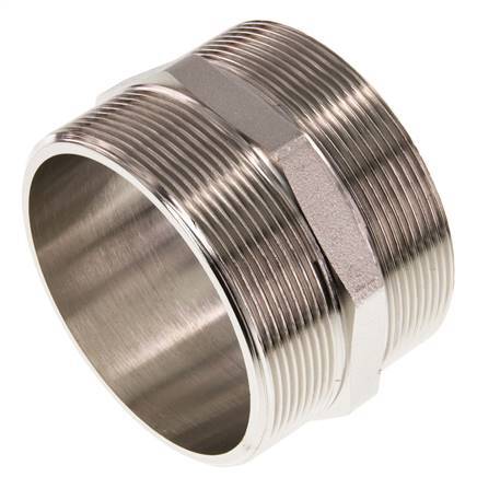 G 3'' Vernikkeld Messing Borstnippel 16 Bar