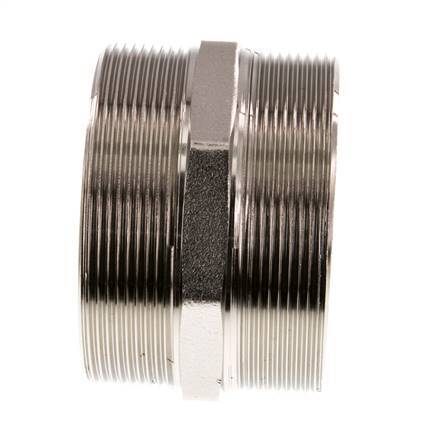 G 3'' Vernikkeld Messing Borstnippel 16 Bar