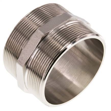 G 3'' Vernikkeld Messing Borstnippel 16 Bar