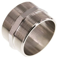 G 3'' Vernikkeld Messing Borstnippel 16 Bar