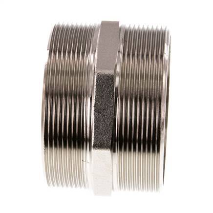 G 3'' Vernikkeld Messing Borstnippel 16 Bar