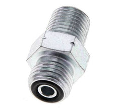 UNF 9/16''-18 x 1/4'' NPT Verzinkt Stalen Borstnippel ORFS 630 Bar - Hydrauliek