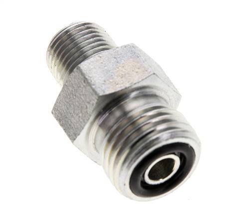 UNF 9/16''-18 x 1/8'' NPT Verzinkt Stalen Borstnippel ORFS 630 Bar - Hydrauliek