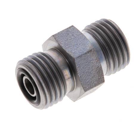 UNF 9/16''-18 Verzinkt Stalen Borstnippel ORFS 630 Bar - Hydrauliek [2 Stuks]