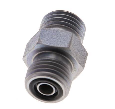 UNF 9/16''-18 Verzinkt Stalen Borstnippel ORFS 630 Bar - Hydrauliek [2 Stuks]