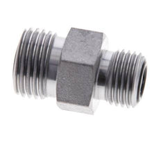 UN 11/16''-16 x UNF 9/16''-18 Verzinkt Stalen Borstnippel ORFS 630 Bar - Hydrauliek