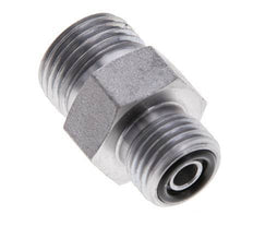 UN 11/16''-16 x UNF 9/16''-18 Verzinkt Stalen Borstnippel ORFS 630 Bar - Hydrauliek