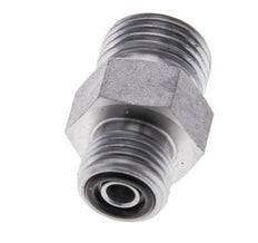 UN 11/16''-16 x UNF 9/16''-18 Verzinkt Stalen Borstnippel ORFS 630 Bar - Hydrauliek