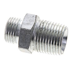 UN 11/16''-16 x 1/2'' NPT Verzinkt Stalen Borstnippel ORFS 630 Bar - Hydrauliek