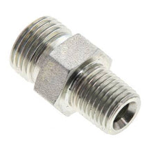 UN 11/16''-16 x 1/4'' NPT Verzinkt Stalen Borstnippel ORFS 630 Bar - Hydrauliek