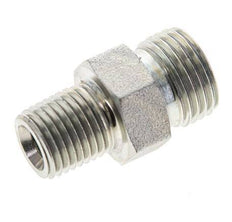 UN 11/16''-16 x 1/4'' NPT Verzinkt Stalen Borstnippel ORFS 630 Bar - Hydrauliek